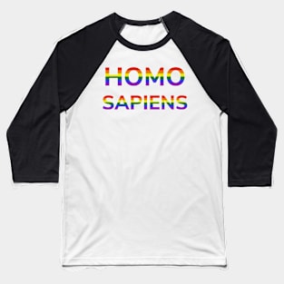 Homo sapiens Baseball T-Shirt